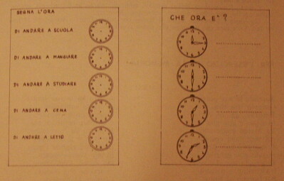 L'orologio - presentazione in prima classe