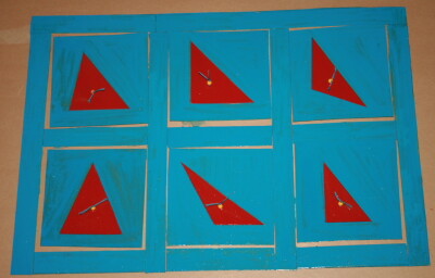 Cofanetto delle figure geometriche piane Montessori presentazione ed esercizi 17