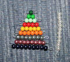 Esercizi con le perle colorate Montessori images-38