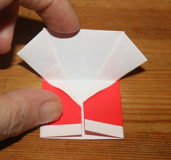 Babbo Natale origami 16