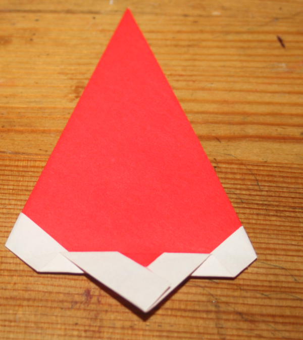 Babbo Natale origami 7