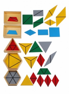 triangoli costruttori Montessori