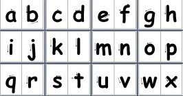 Building Montessori tactile alphabets for lowercase letters - Tutorial