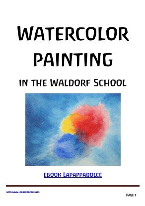 Watercolor painting in the Waldorf School ebook