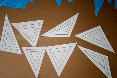 Il gioco dei triangoli (indovina l'aggettivo) Montessori