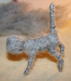 Animali di lana cardata - Gattino 6