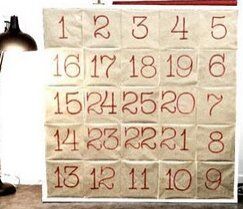 Natale Calendari dell'Avvento fai da te - 70 e più idee - 16