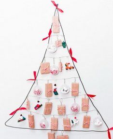 Natale Calendari dell'Avvento fai da te - 70 e più idee - 52