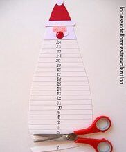 Natale Calendari dell'Avvento fai da te - 70 e più idee - 59