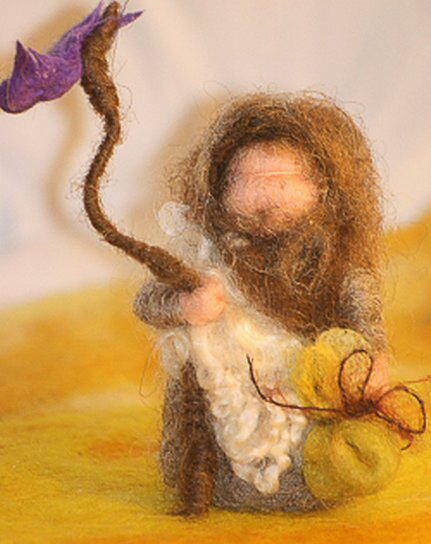 Presepe in lana cardata tutorial - Maria, Giuseppe, Gesù bambino, i pastori e i Re Magi 29