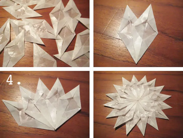 Origami Stella Di Natale 3d.Natale 60 E Piu Modelli Di Stelle Natalizie Lapappadolce