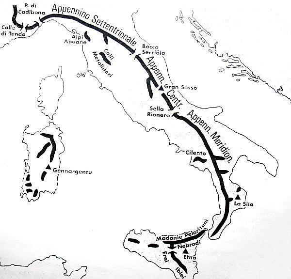 GLI APPENNINI materiale didattico vario