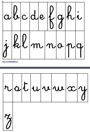 Alfabeti mobili Montessori 