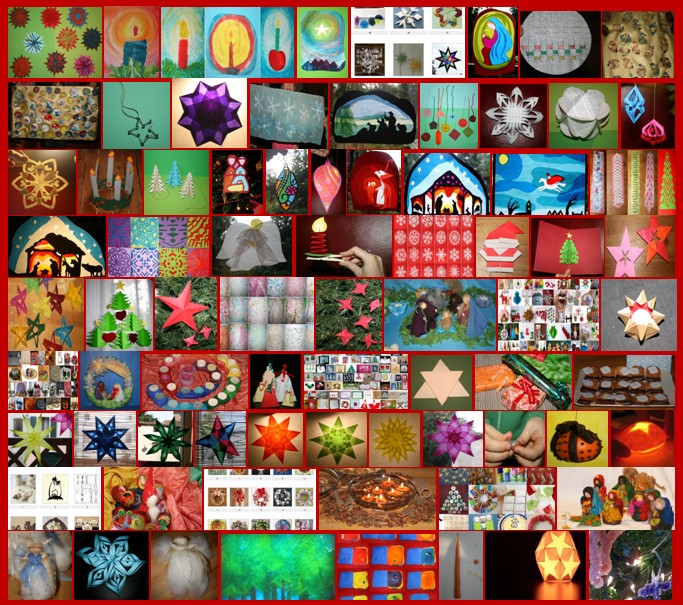 80 e più idee creative proposte sul sito nel corso degli anni: stelle, presepi, angioletti, addobbi natalizi, candele, biglietti d'auguri, carta da regalo, mobiles, lanterne, idee regalo e molto altro ancora...