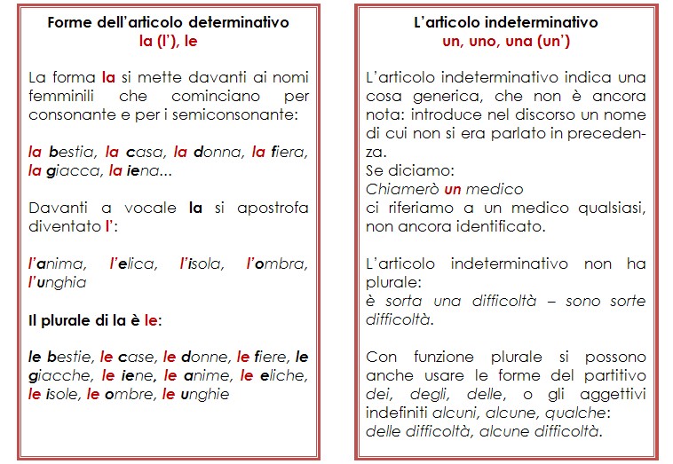 libro delle regole per l'ARTICOLO 4