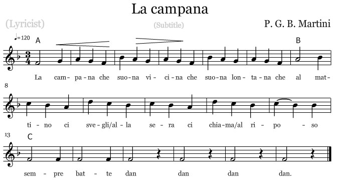 Canzoncine A Canone Per La Scuola Primaria Lapappadolce