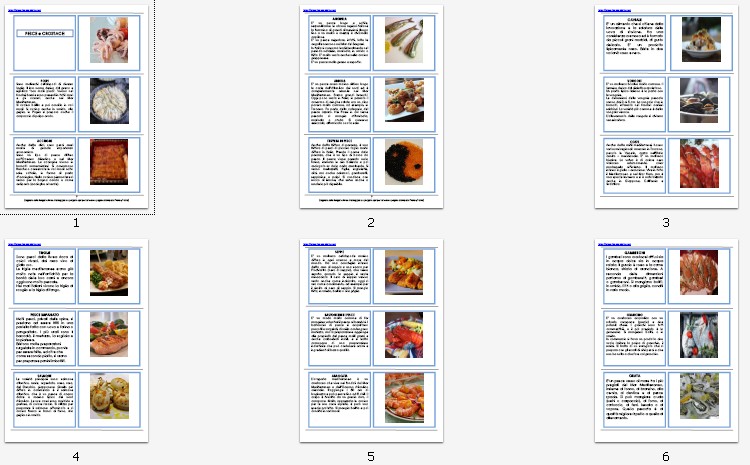 libretto per le nomenclature 6-9 PESCI E CROSTACEI132