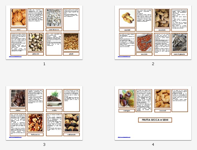 nomenclature 6-9 FRUTTA SECCA E SEMI86