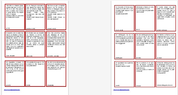 Problemi di geometria per la classe quarta