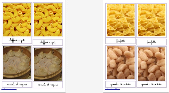 nomenclature 3-6 anni PASTA corsivo 34