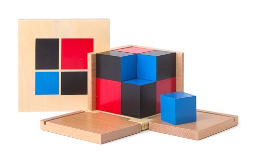 cubo del binomio Montessori