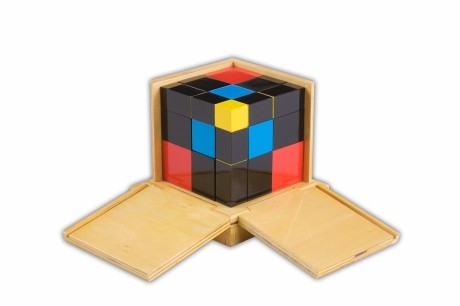 cubo del trinomio Montessori