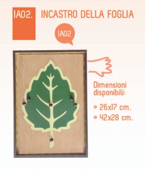 incastro foglia 25