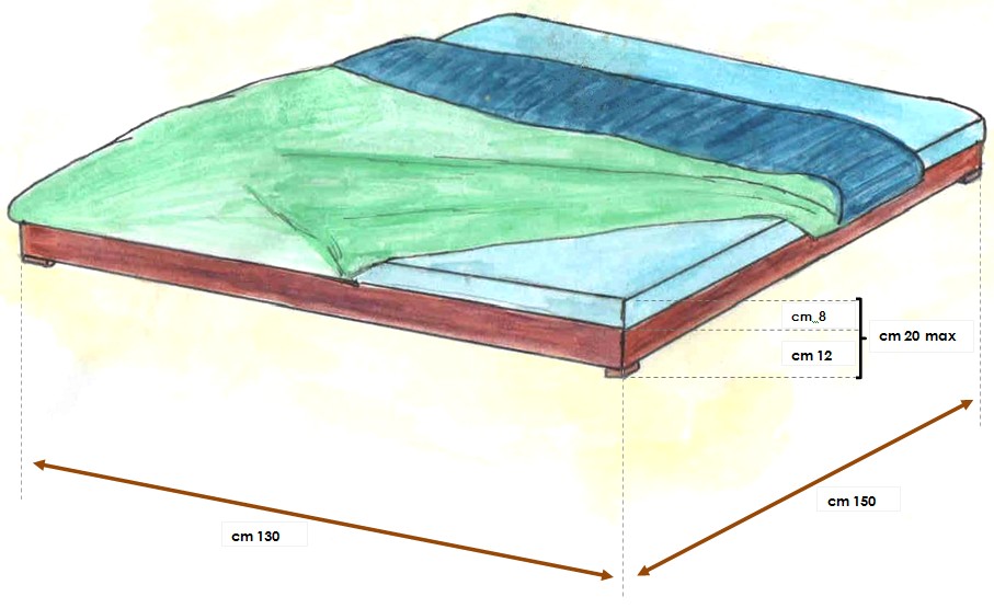 misure del letto