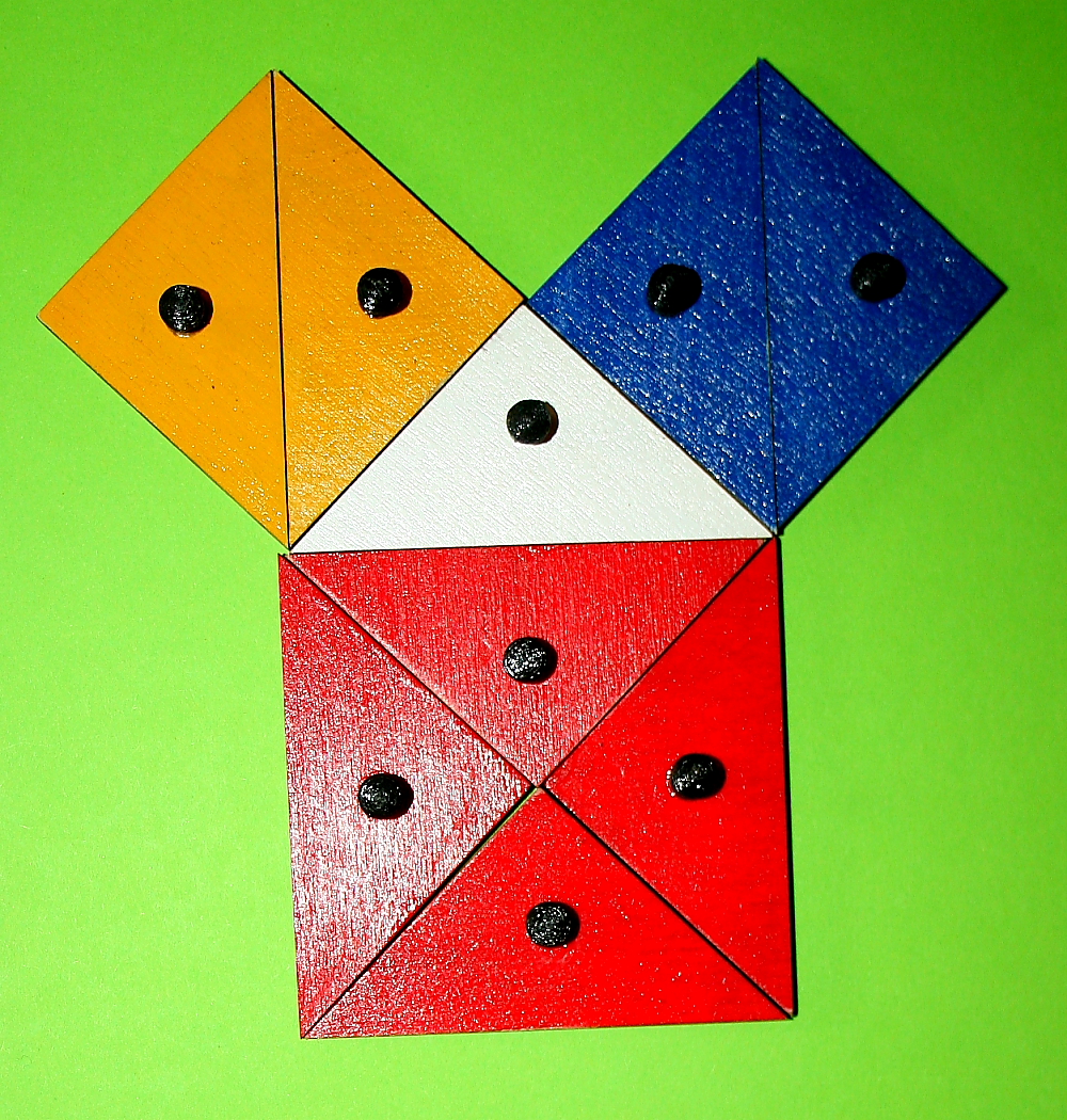 La dimostrazione del teorema di Pitagora col metodo Montessori
