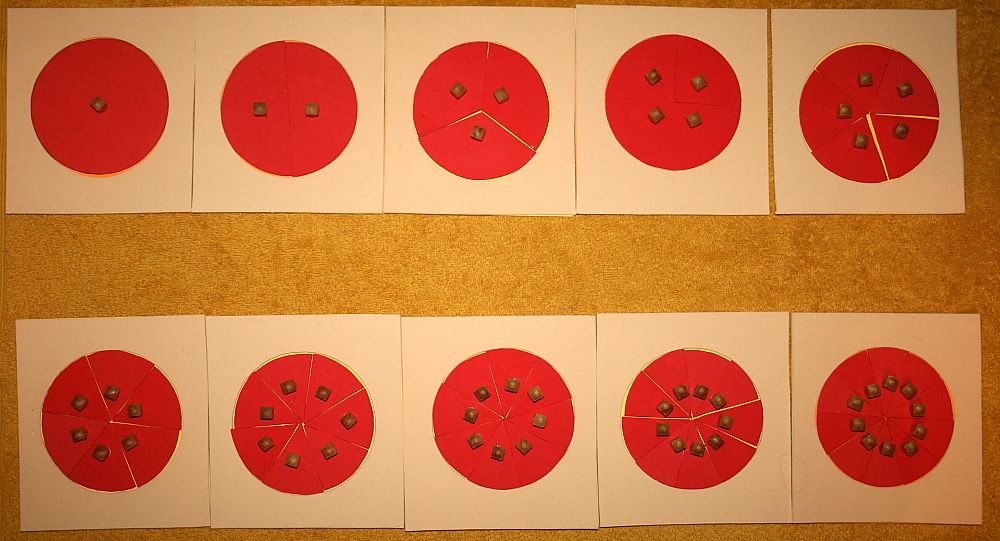 Tutorial per costruire gli incastri delle frazioni Montessori