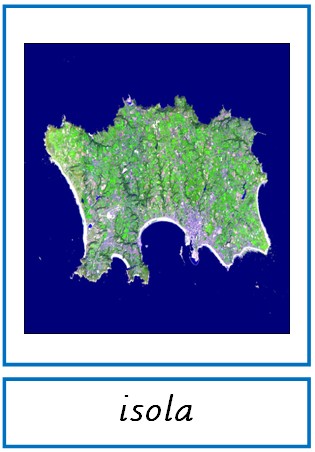 Nomenclature delle forme della terra (litosfera)