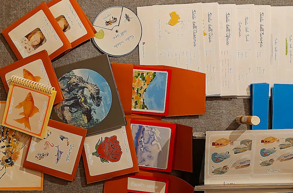 materiali stampabili Montessori